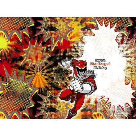 Special Son Power Rangers Birthday Card Extra Image 1